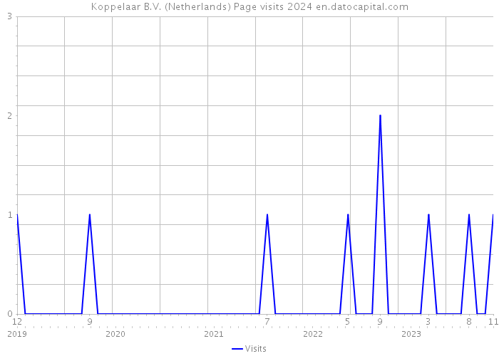 Koppelaar B.V. (Netherlands) Page visits 2024 