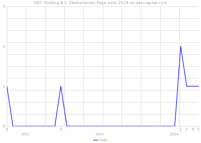 ODC Holding B.V. (Netherlands) Page visits 2024 