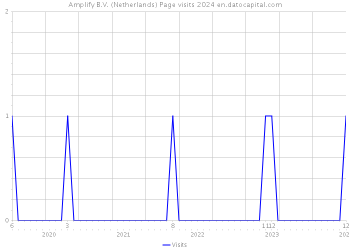 Amplify B.V. (Netherlands) Page visits 2024 