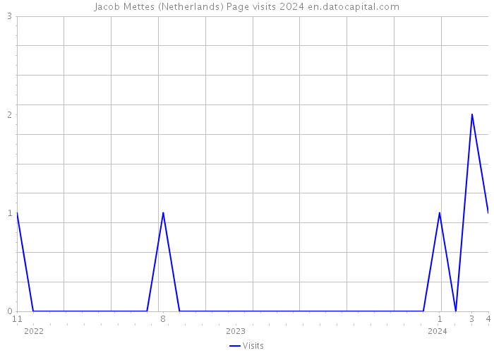 Jacob Mettes (Netherlands) Page visits 2024 