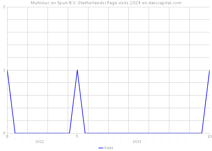 Multistuc en Spuit B.V. (Netherlands) Page visits 2024 