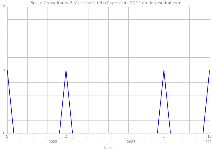 Strike Consultancy B.V (Netherlands) Page visits 2024 