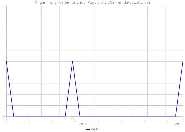 JVH gaming B.V. (Netherlands) Page visits 2024 