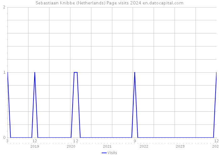 Sebastiaan Knibbe (Netherlands) Page visits 2024 