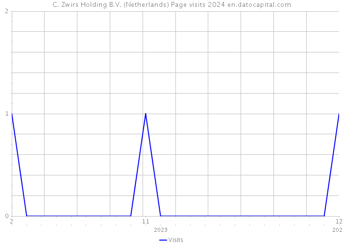 C. Zwirs Holding B.V. (Netherlands) Page visits 2024 