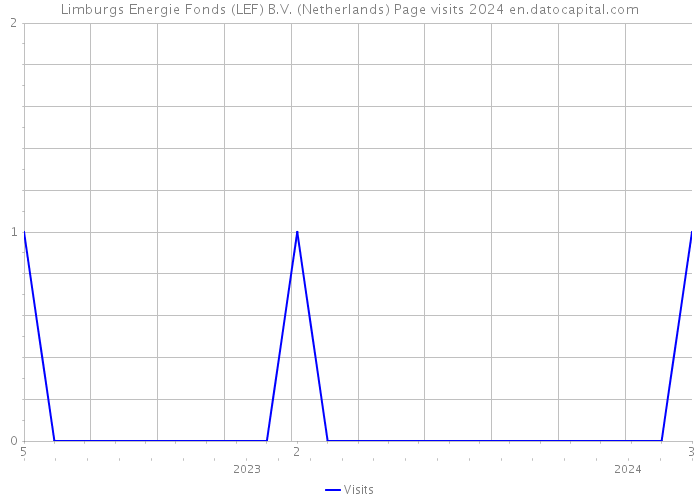 Limburgs Energie Fonds (LEF) B.V. (Netherlands) Page visits 2024 