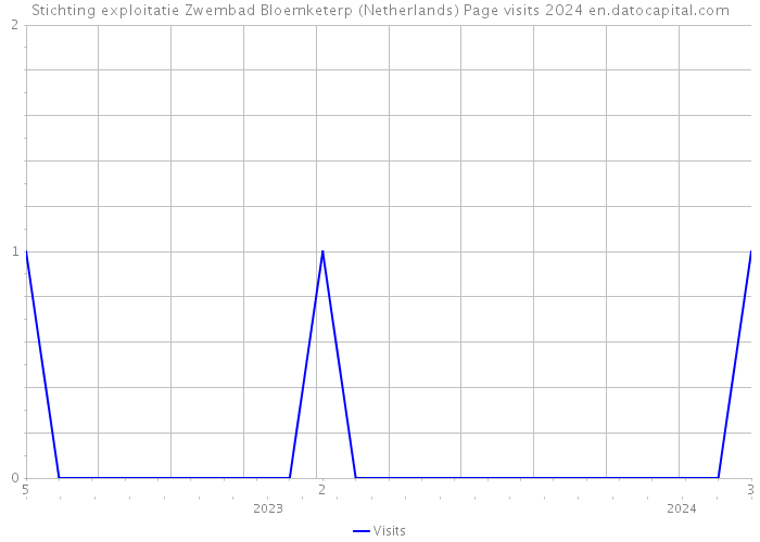 Stichting exploitatie Zwembad Bloemketerp (Netherlands) Page visits 2024 