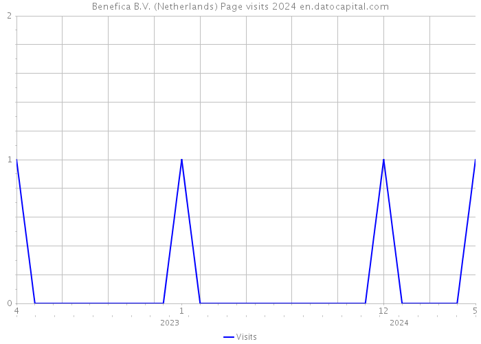 Benefica B.V. (Netherlands) Page visits 2024 