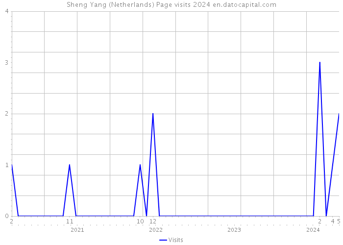 Sheng Yang (Netherlands) Page visits 2024 