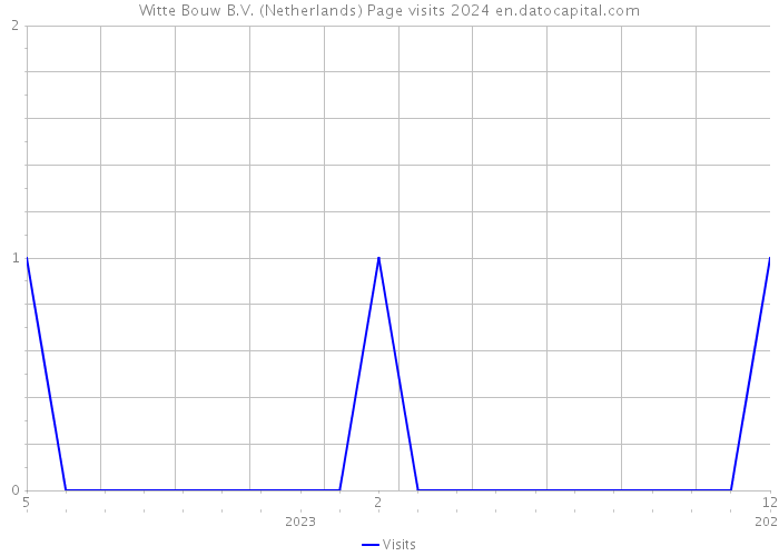 Witte Bouw B.V. (Netherlands) Page visits 2024 
