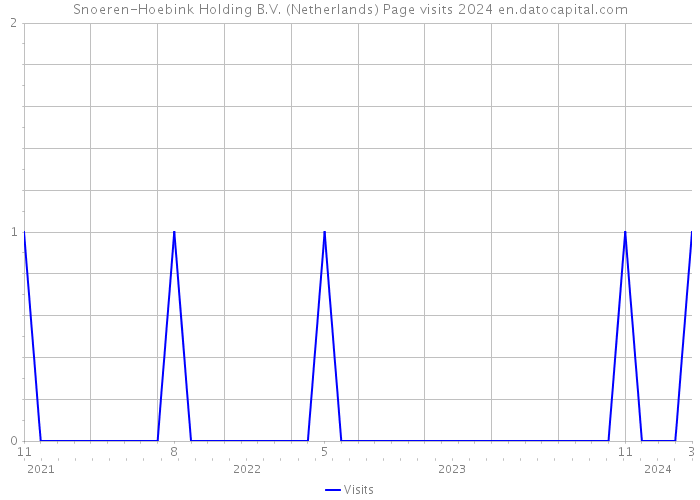 Snoeren-Hoebink Holding B.V. (Netherlands) Page visits 2024 