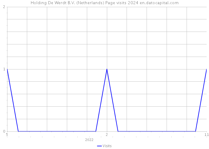 Holding De Werdt B.V. (Netherlands) Page visits 2024 