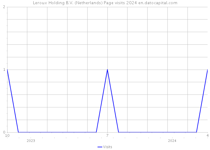 Leroux Holding B.V. (Netherlands) Page visits 2024 