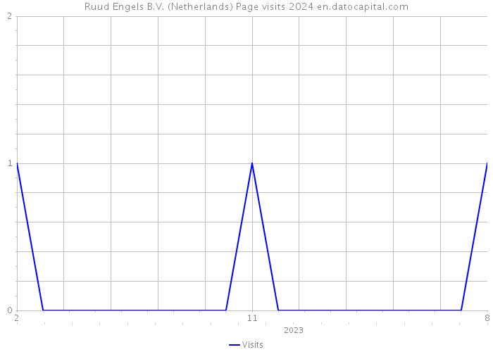 Ruud Engels B.V. (Netherlands) Page visits 2024 