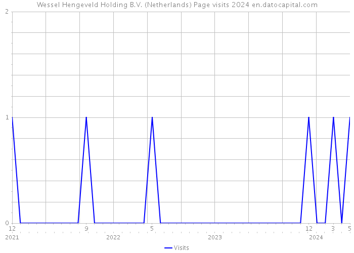Wessel Hengeveld Holding B.V. (Netherlands) Page visits 2024 