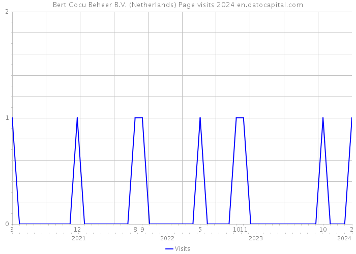 Bert Cocu Beheer B.V. (Netherlands) Page visits 2024 