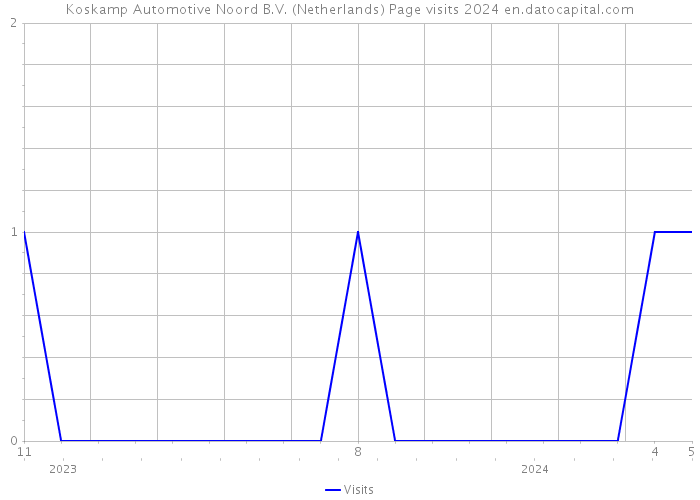 Koskamp Automotive Noord B.V. (Netherlands) Page visits 2024 