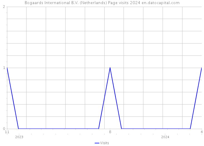 Bogaards International B.V. (Netherlands) Page visits 2024 