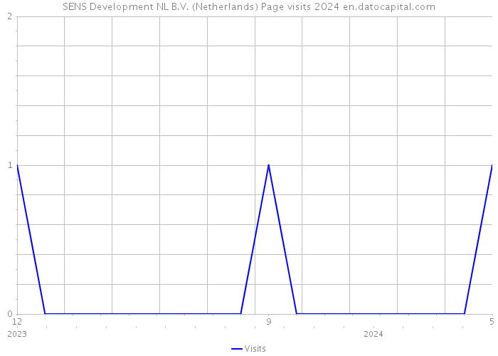 SENS Development NL B.V. (Netherlands) Page visits 2024 