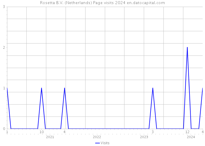 Rosetta B.V. (Netherlands) Page visits 2024 