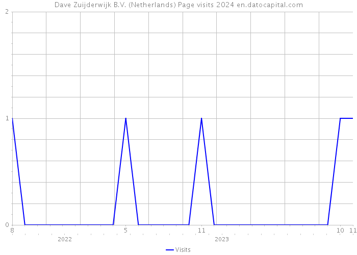 Dave Zuijderwijk B.V. (Netherlands) Page visits 2024 