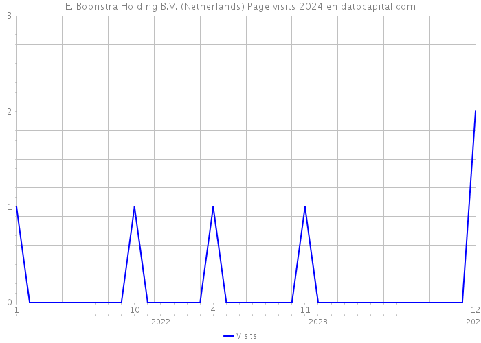 E. Boonstra Holding B.V. (Netherlands) Page visits 2024 