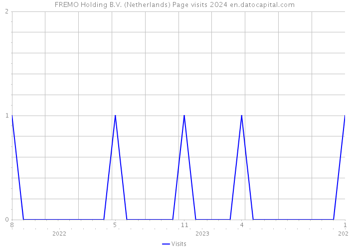 FREMO Holding B.V. (Netherlands) Page visits 2024 