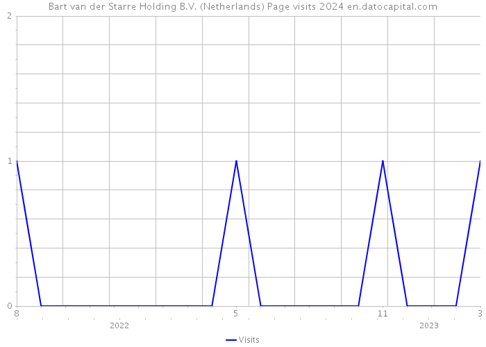 Bart van der Starre Holding B.V. (Netherlands) Page visits 2024 