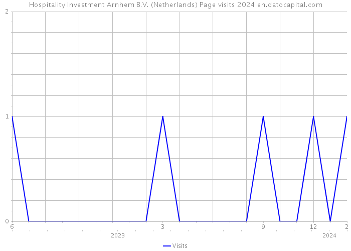Hospitality Investment Arnhem B.V. (Netherlands) Page visits 2024 