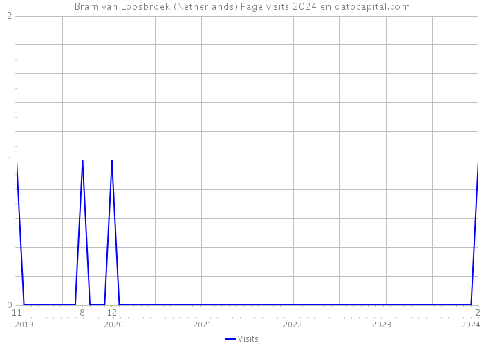 Bram van Loosbroek (Netherlands) Page visits 2024 