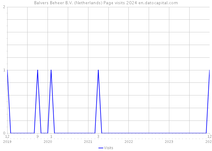 Balvers Beheer B.V. (Netherlands) Page visits 2024 