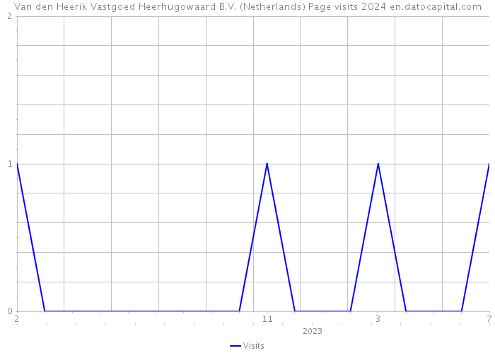 Van den Heerik Vastgoed Heerhugowaard B.V. (Netherlands) Page visits 2024 