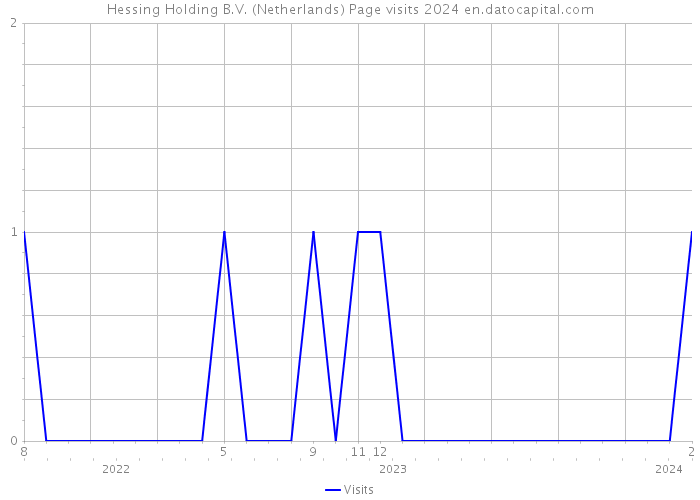 Hessing Holding B.V. (Netherlands) Page visits 2024 
