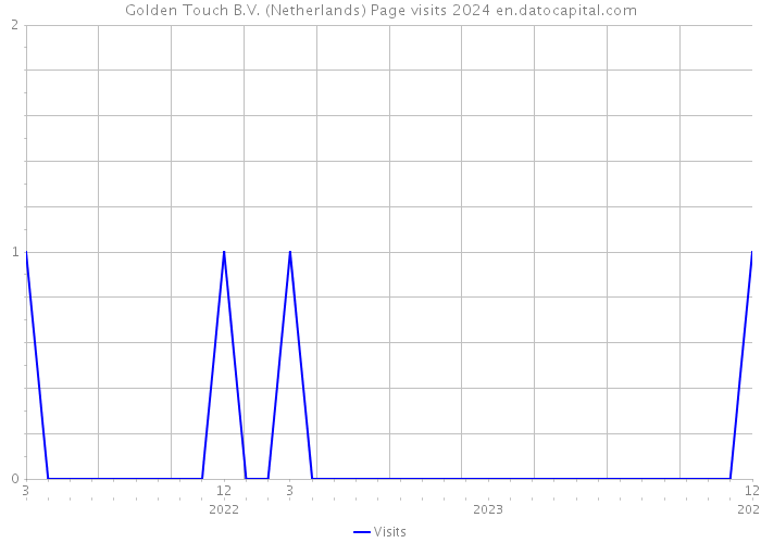 Golden Touch B.V. (Netherlands) Page visits 2024 
