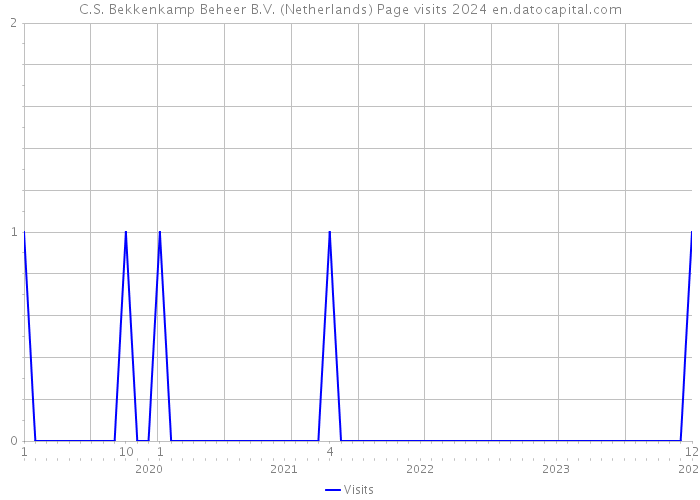 C.S. Bekkenkamp Beheer B.V. (Netherlands) Page visits 2024 