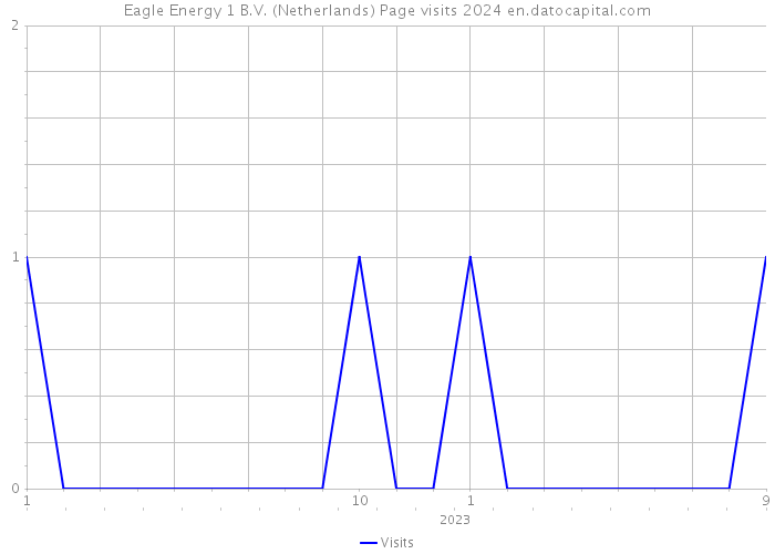 Eagle Energy 1 B.V. (Netherlands) Page visits 2024 