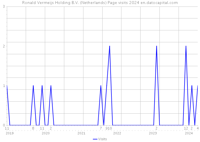 Ronald Vermeijs Holding B.V. (Netherlands) Page visits 2024 