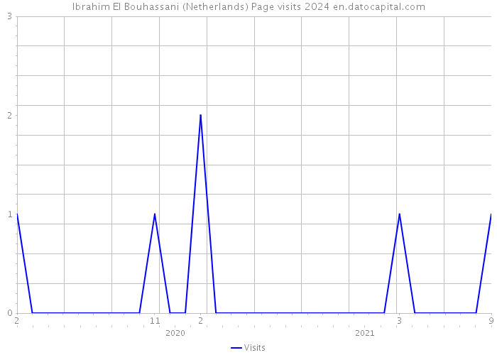 Ibrahim El Bouhassani (Netherlands) Page visits 2024 