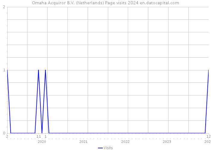 Omaha Acquiror B.V. (Netherlands) Page visits 2024 