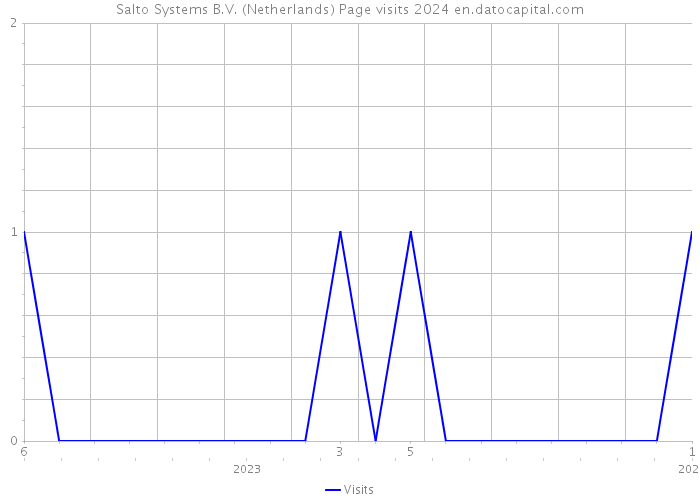 Salto Systems B.V. (Netherlands) Page visits 2024 