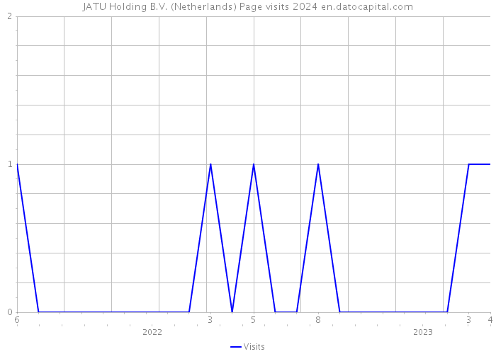 JATU Holding B.V. (Netherlands) Page visits 2024 