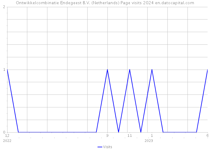 Ontwikkelcombinatie Endegeest B.V. (Netherlands) Page visits 2024 