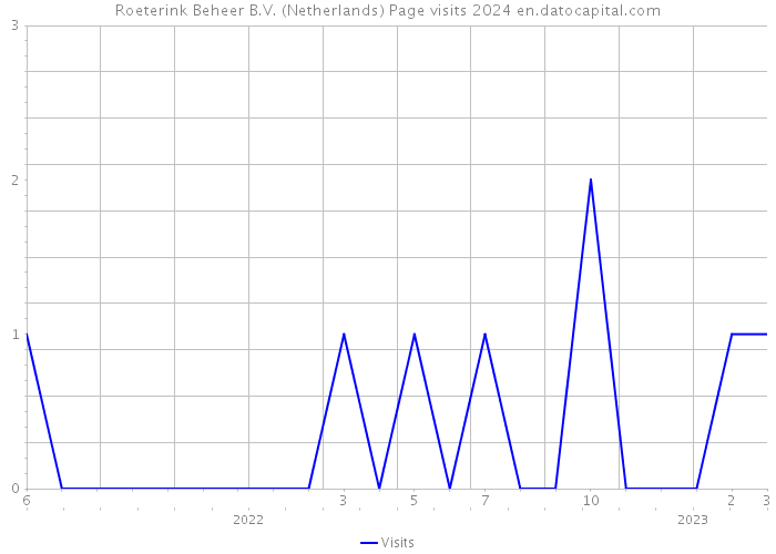 Roeterink Beheer B.V. (Netherlands) Page visits 2024 
