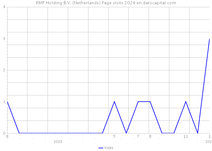 RMF Holding B.V. (Netherlands) Page visits 2024 