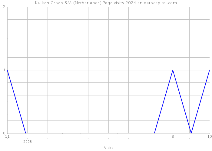 Kuiken Groep B.V. (Netherlands) Page visits 2024 