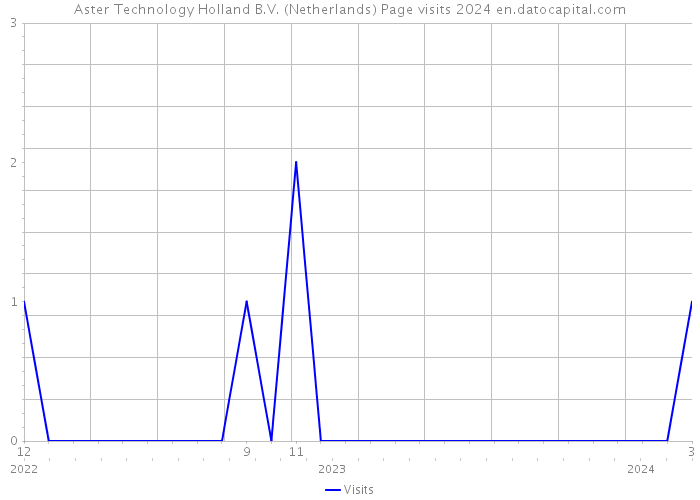 Aster Technology Holland B.V. (Netherlands) Page visits 2024 