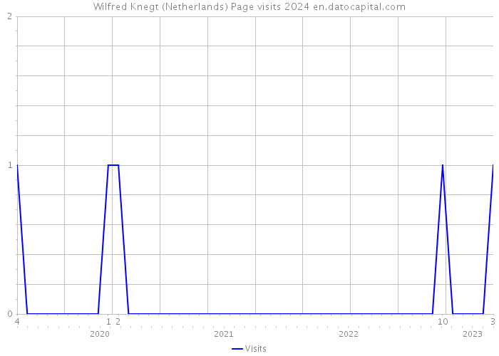 Wilfred Knegt (Netherlands) Page visits 2024 
