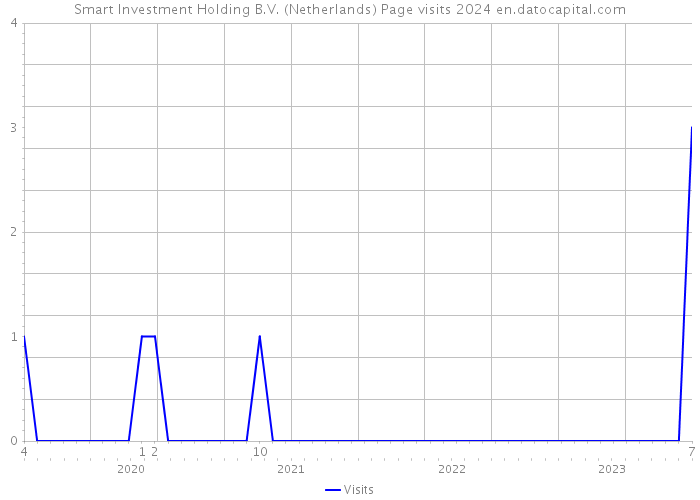 Smart Investment Holding B.V. (Netherlands) Page visits 2024 