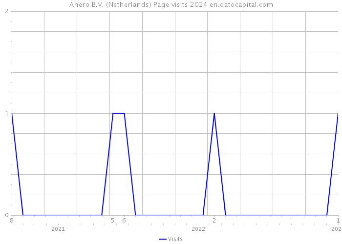 Anero B.V. (Netherlands) Page visits 2024 