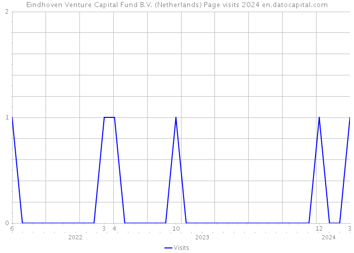 Eindhoven Venture Capital Fund B.V. (Netherlands) Page visits 2024 